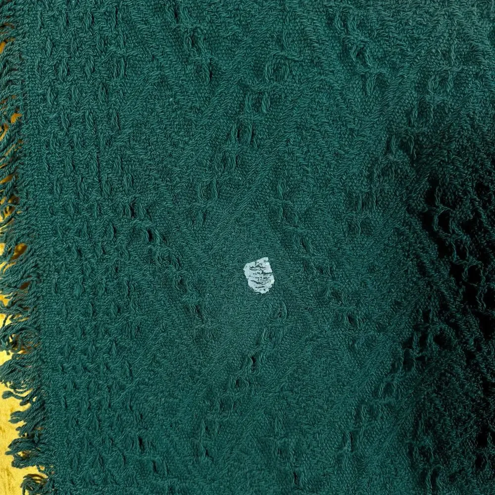 Dark Green Cottagecore Style Throw Blanket 42